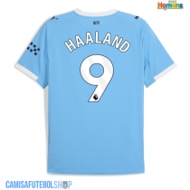 Camisa de time de futebol Manchester City Erling Haaland #9 Replicas 1º Equipamento 2025-26 Manga Curta